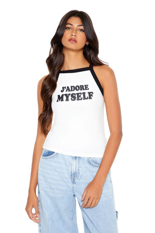 Jadore Myself Graphic Cami