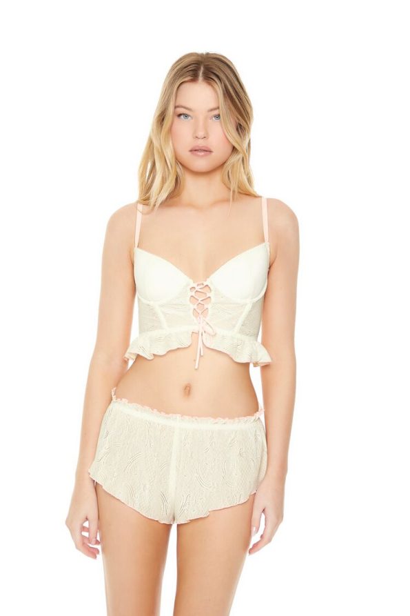 Mesh Ruffle Shortie Panties