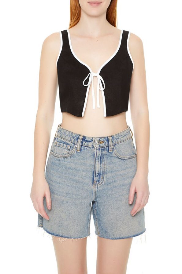 Tie-Front Crop Top