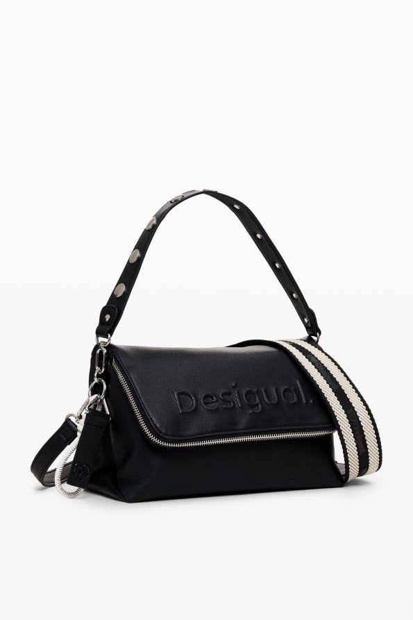 Faux leather crossbody bag