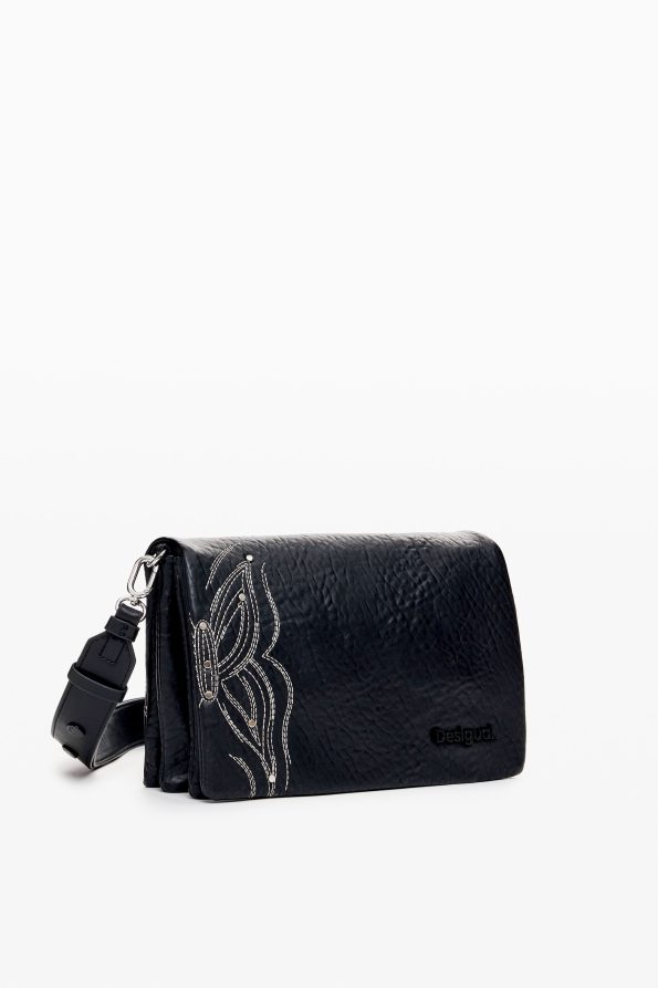 Bag with butterfly engraving