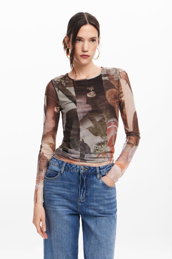 Floral print T-shirt