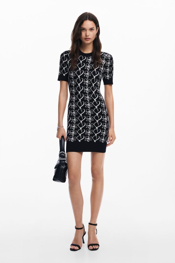 Printed Mini Dress M. Christian Lacroix