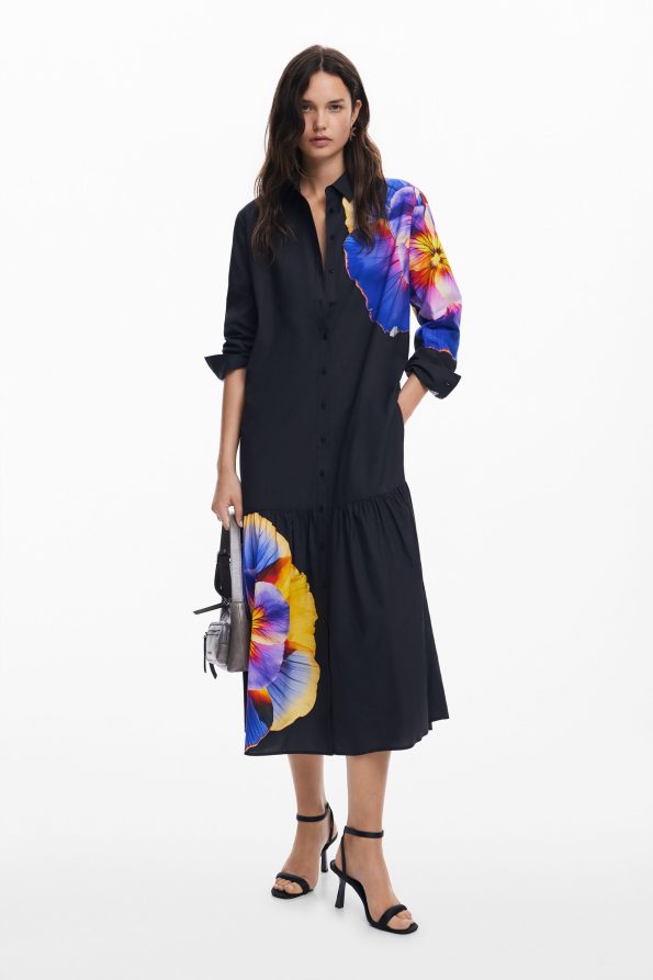 Floral shirt dress M. Christian Lacroix