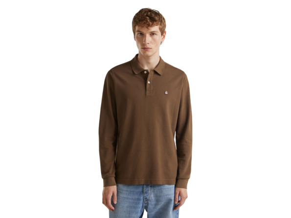 Long sleeve classic polo