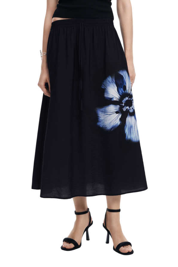 Long Floral Skirt