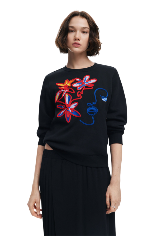 Arty Print Sweatshirt