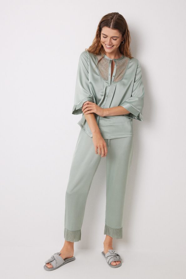 Long Chiffon Pajamas