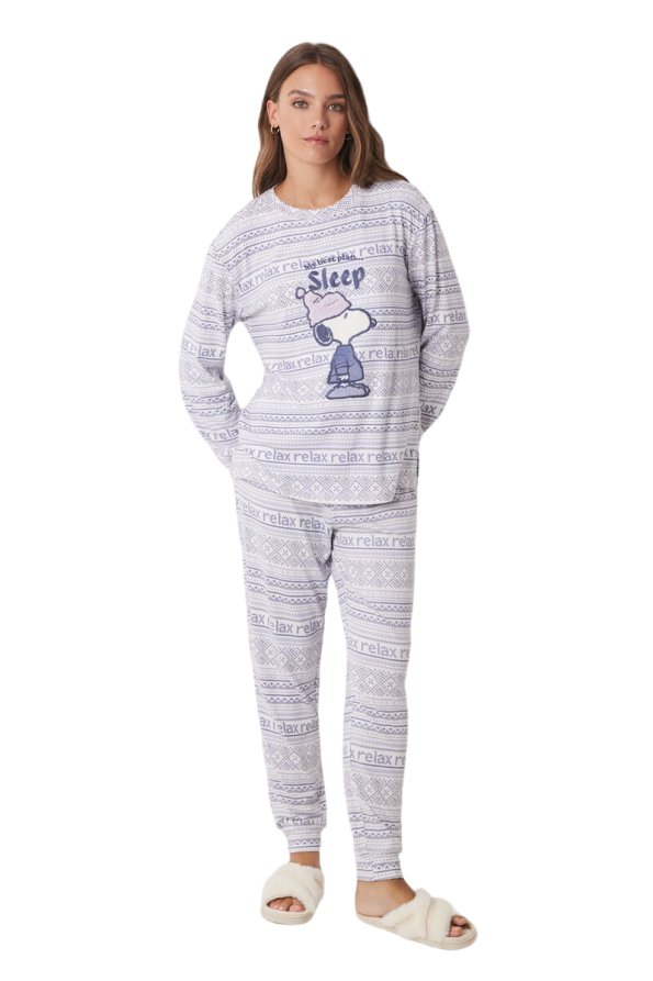 Supersoft Snoopy Long Pajamas