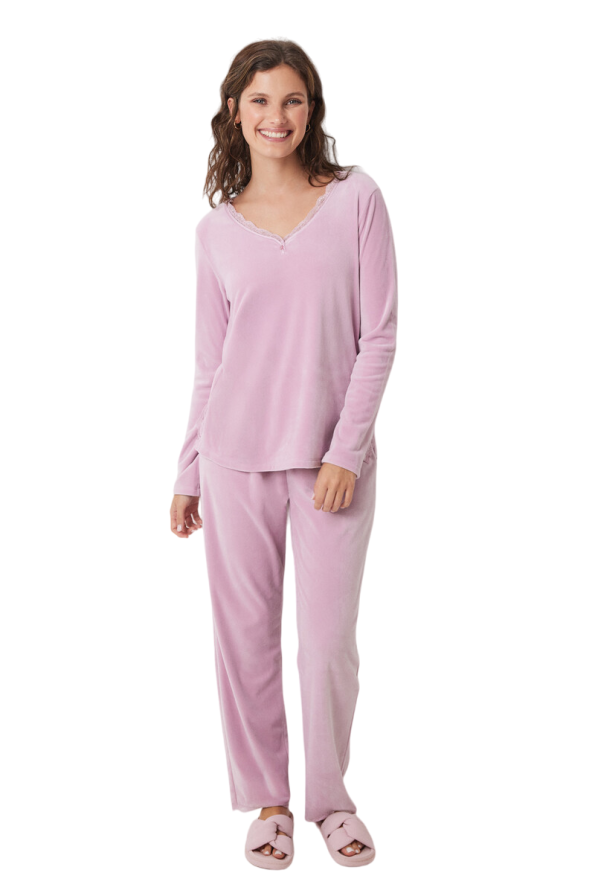 Velvet Long Pajamas