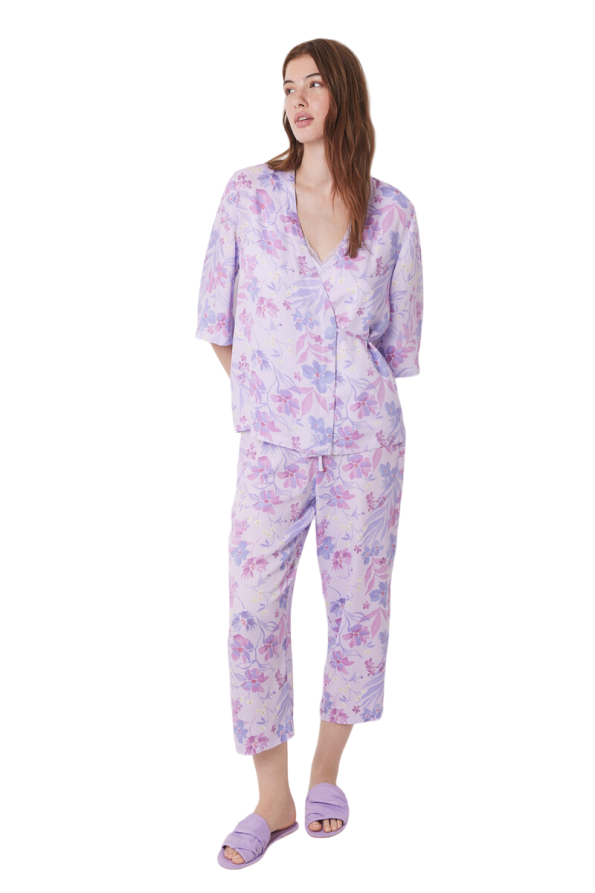 3-Piece Printed Pajama Set