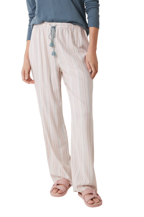 Long Stiped Print Pajamas Pants