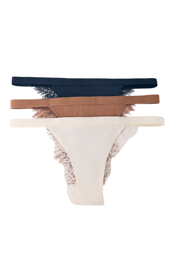 3-Pieces Brazilian Panties
