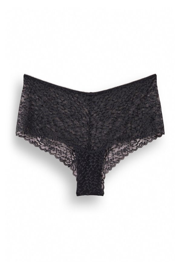 Embroidered Wide Brazilian Panty