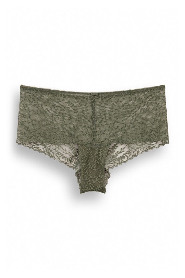 Embroidered Wide Brazilian Panty