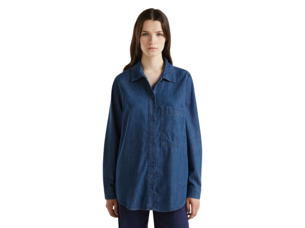 Long Sleeve Denim Shirt