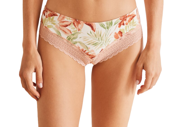 Floral Wide Brazilian Panties