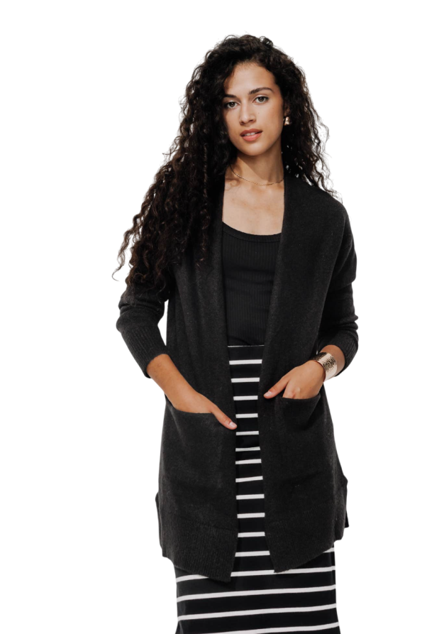 Long knit cardigan 