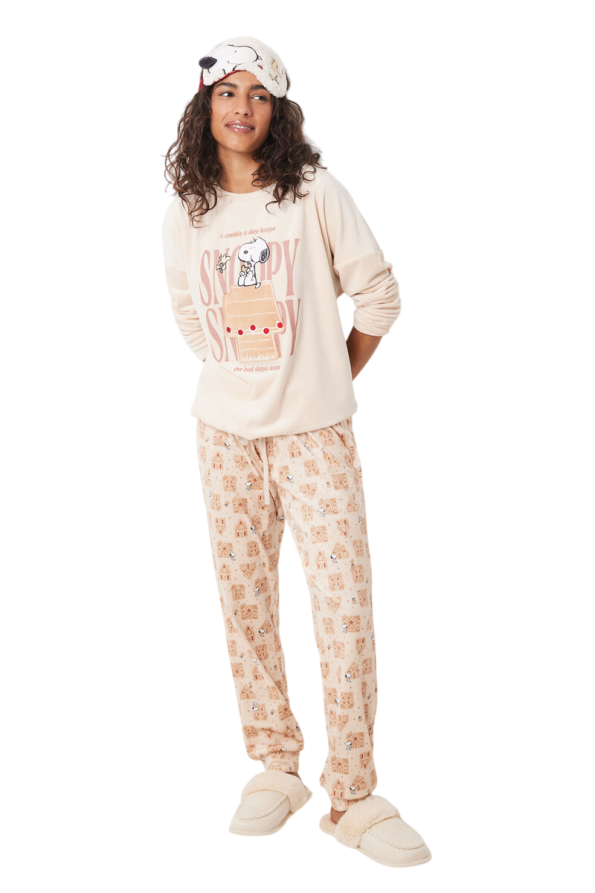 Snoopy Long Pajamas Set