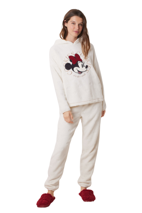 Minnie Long Fleece Pajamas Set