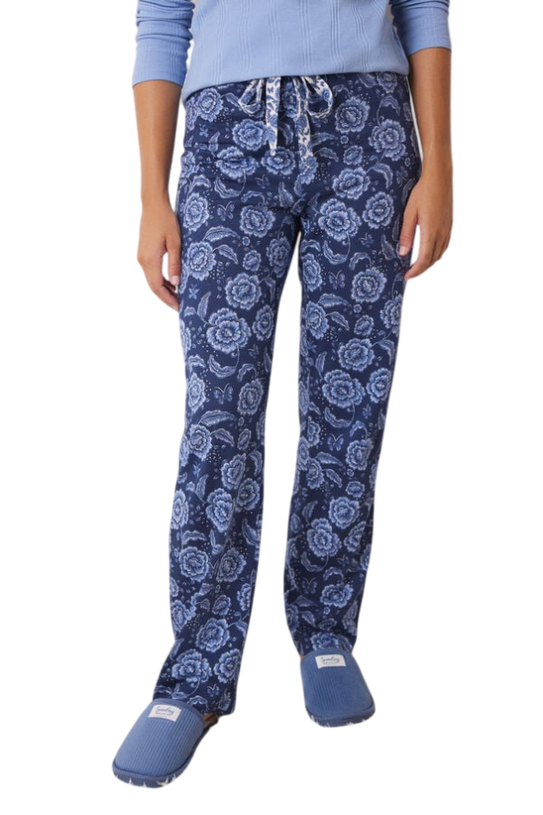 Long Flower Pajama Pants