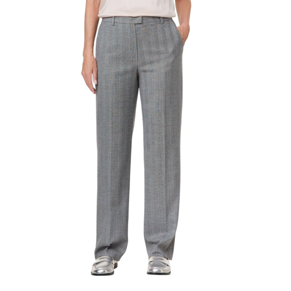 Pinstripes Elegant Fabric Trousers