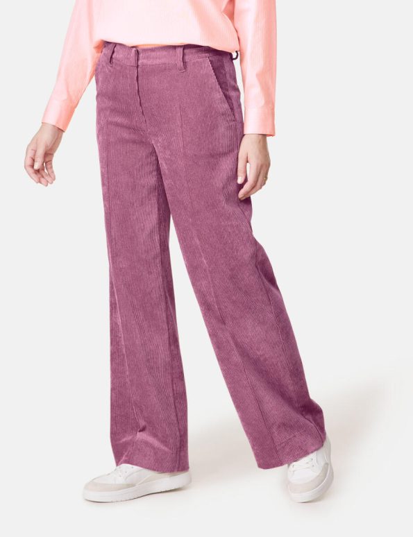 Corduroy Wide Leg Trousers