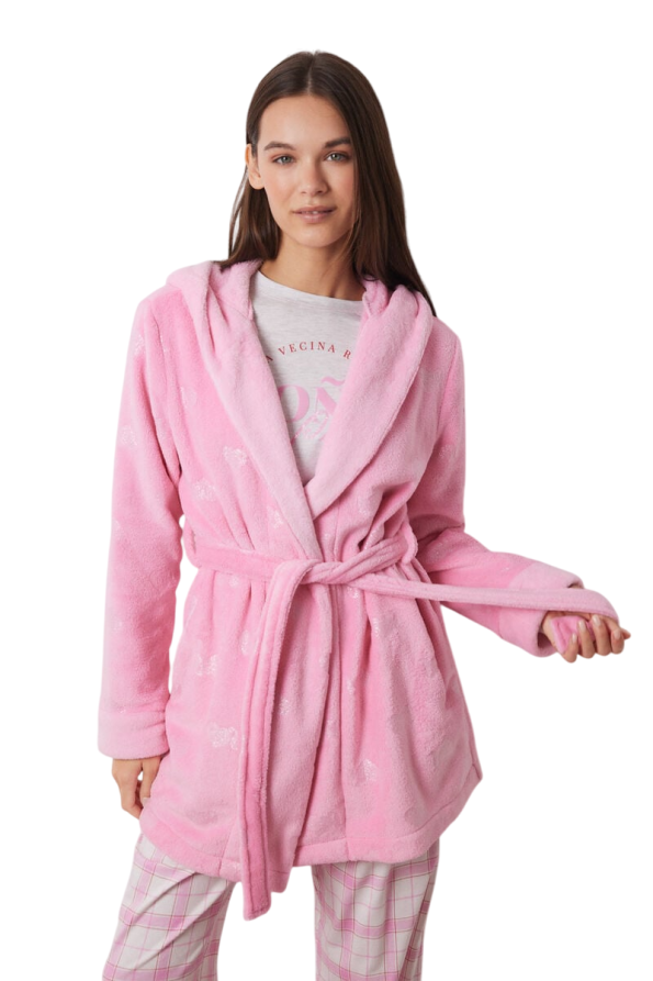 Medium Fluffy Bathrobe