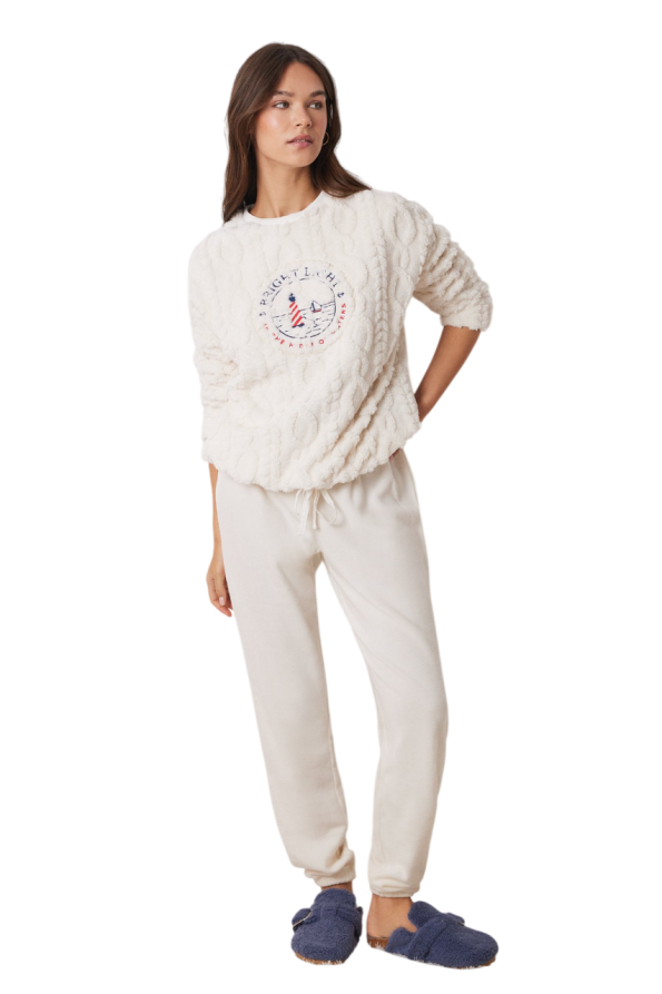 Sheepskin Long Pajamas Set