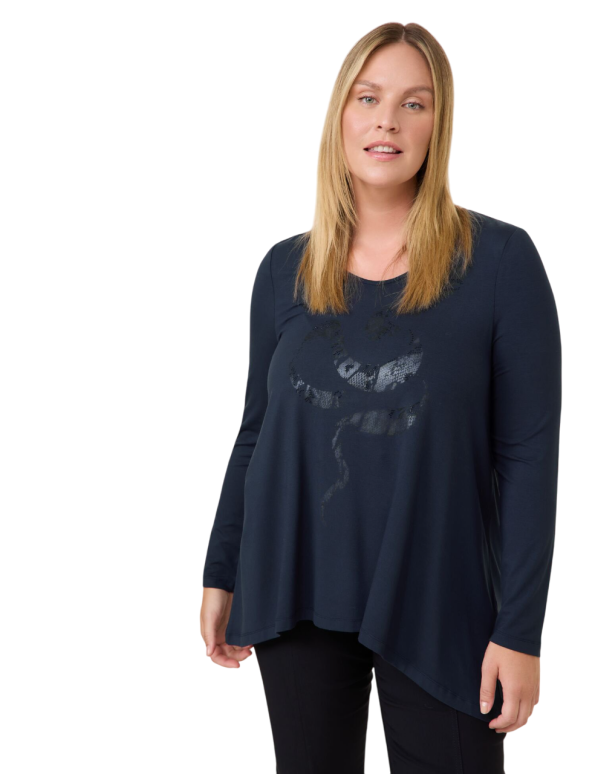 Flared Long Sleeve T-Shirt