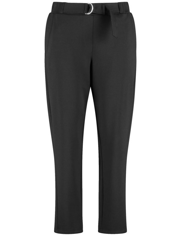 Slim Fit Stretchy Trousers