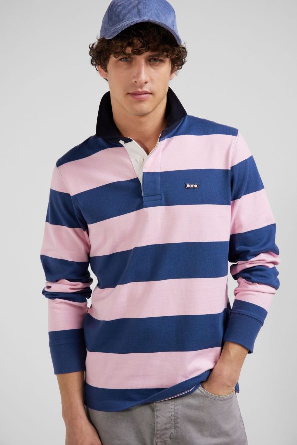 Regular fit circled long sleeve jersey