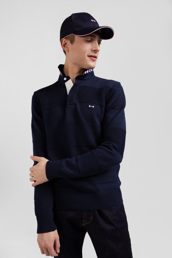 Regular fit polo neck sweater
