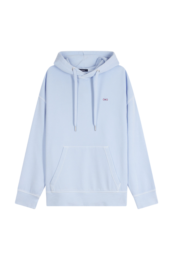 Oversized Fit Overdyed Fleece Hoodie