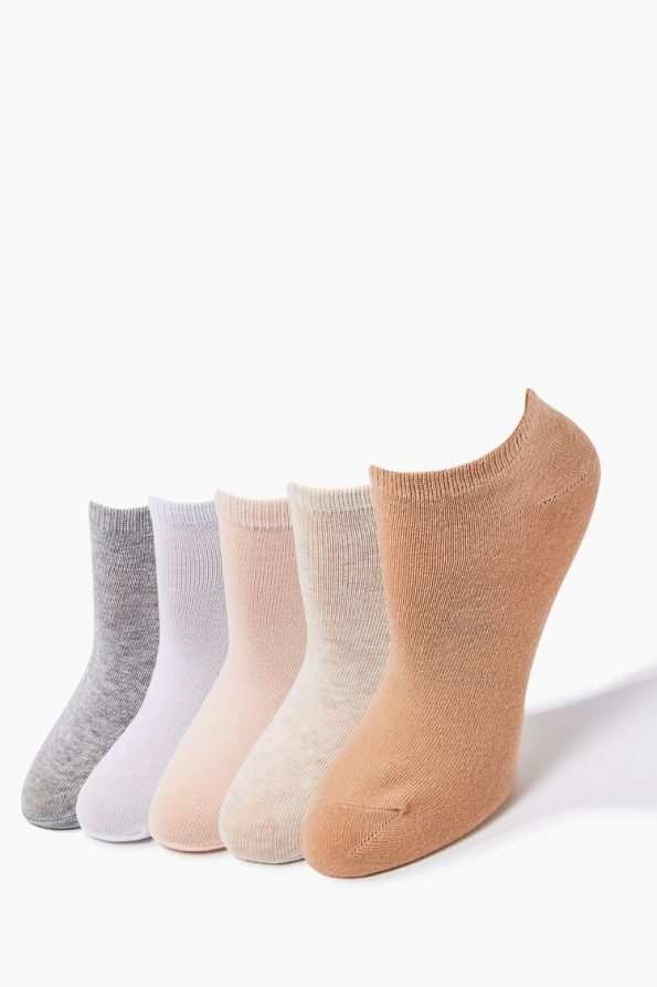 Marled Ankle Socks - 5 Pack