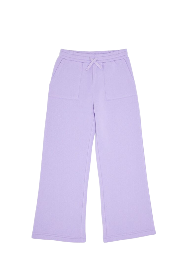 Girls Fleece Straight-Leg Pants (Kids)