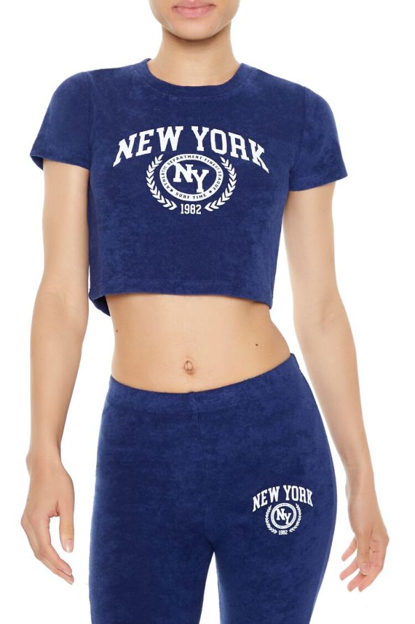 New York Graphic Cropped Tee