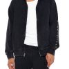 Washed French Terry Zip-Up Jacket