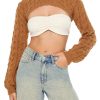 Cable Knit Shrug Sweater