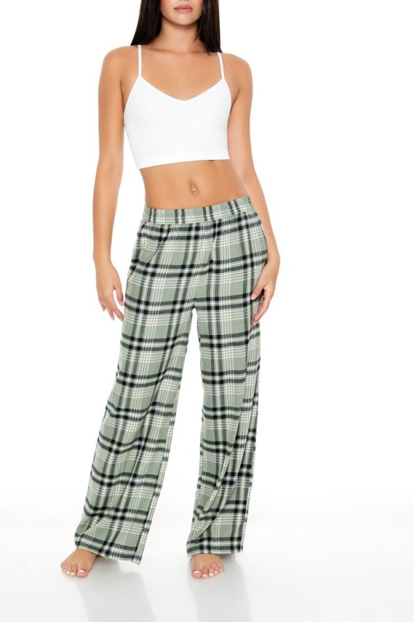 Plaid Flannel Pajama Pants