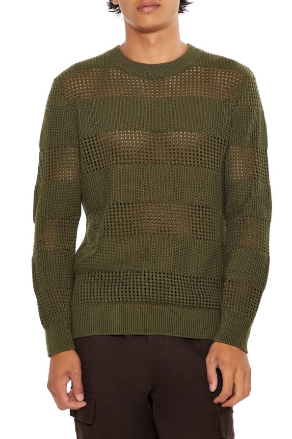 Striped Crochet Sweater