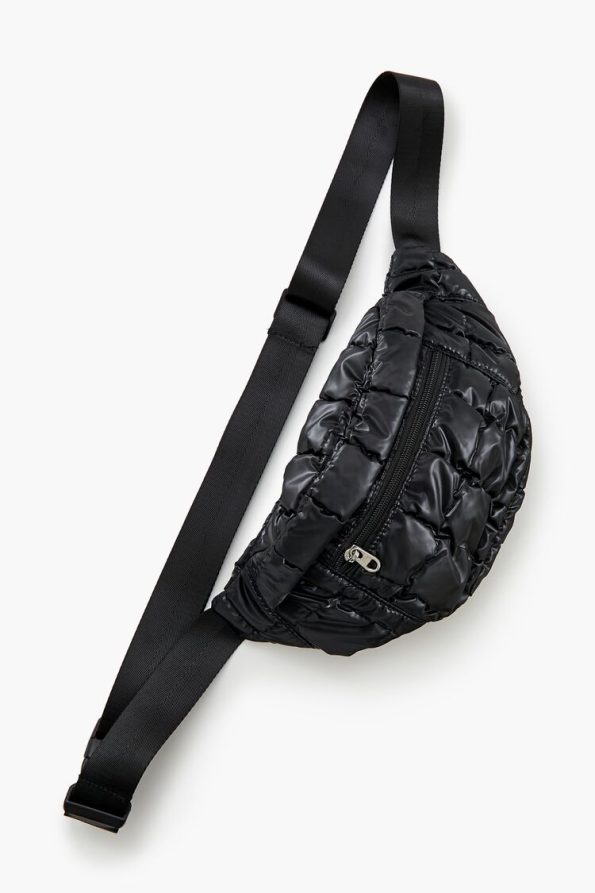 QUILTED PUFFY WAIST BAG