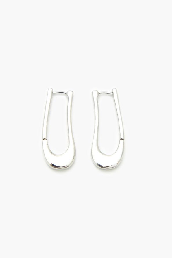 Geo Hoop Earrings