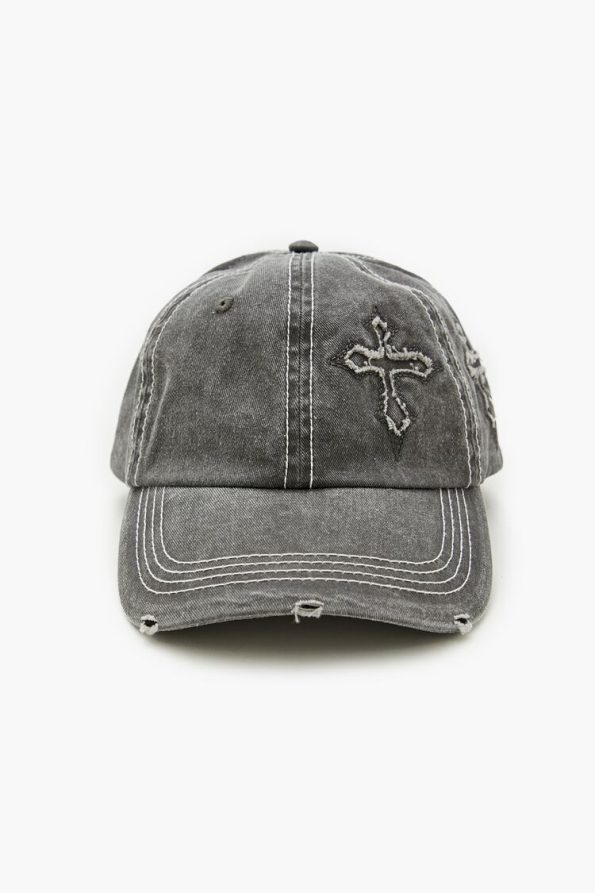 Cross Patchwork Baseball Cap