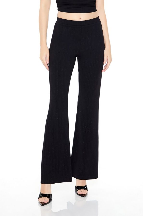 Mid-Rise Flare Pants