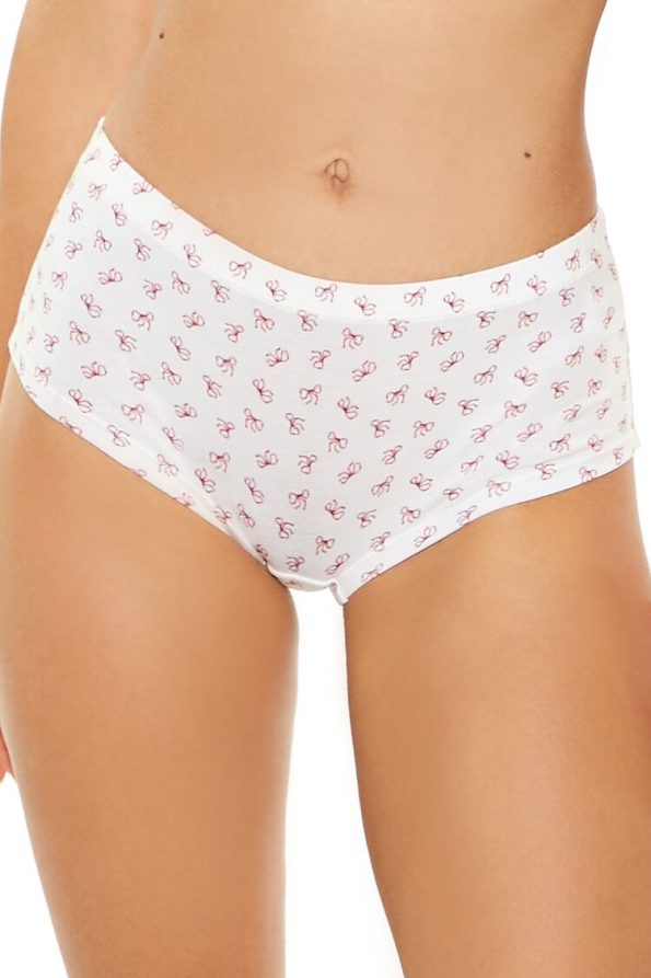 Mid-Rise Bow Shortie Panties