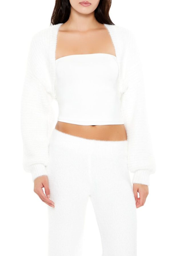 Ribbed Shrug Sweater
