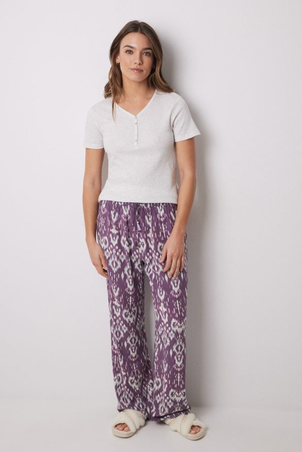 Ribbed Short Sleeve T-Shirt