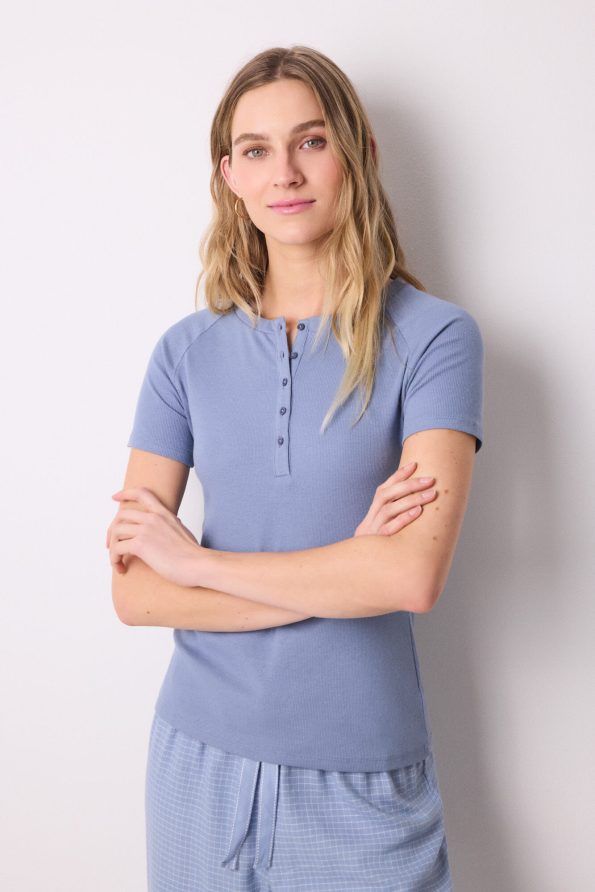 Cotton Short Sleeve Top