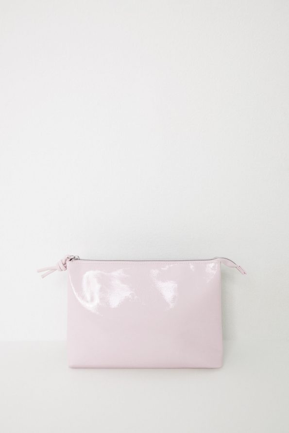 Medium Double Patent Leather Toiletry Bag